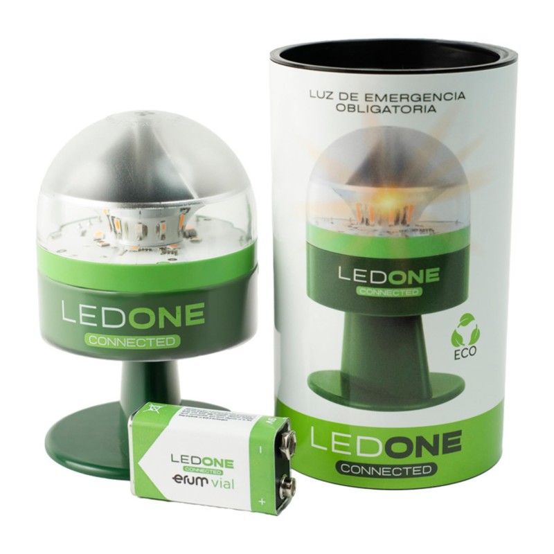 Baliza V16 LedOne Conectada y Homologada