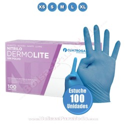 Guantes de Nitrilo Azul...