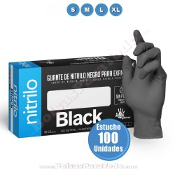 Guantes de Nitrilo Negro...