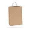 Bolsas Kraft Natural 24x11x32 cm Asa Rizada