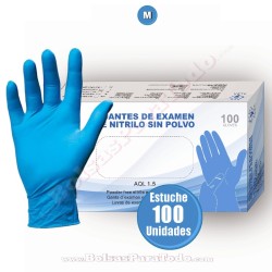 Guantes de Nitrilo Azul Alba