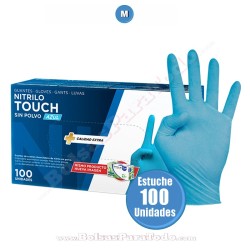 Guantes de Nitrilo Azul Touch