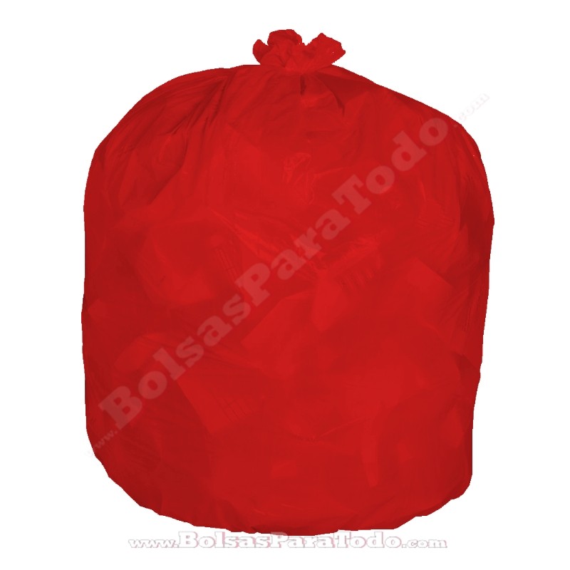 Bolsas de Basura 52x60 cm G-60 Rojo