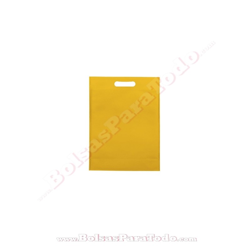 Bolsas TST Amarillo 16x22,5+5 cm Asa Troquelada
