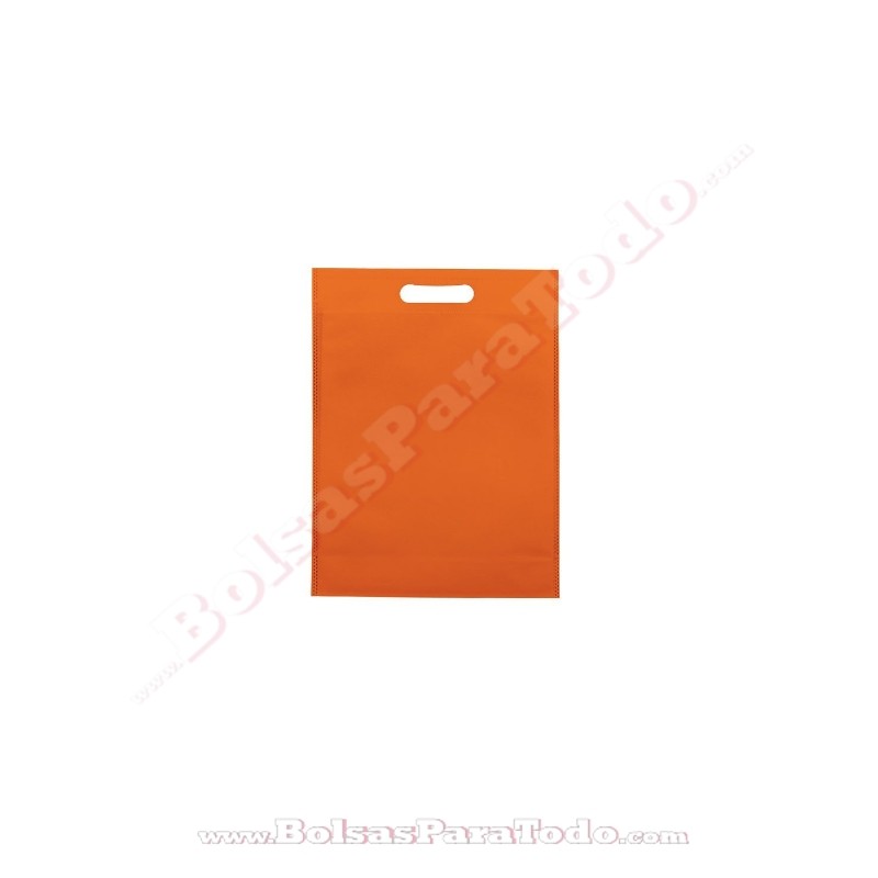 Bolsas TST Naranja 16x22,5+5 cm Asa Troquelada