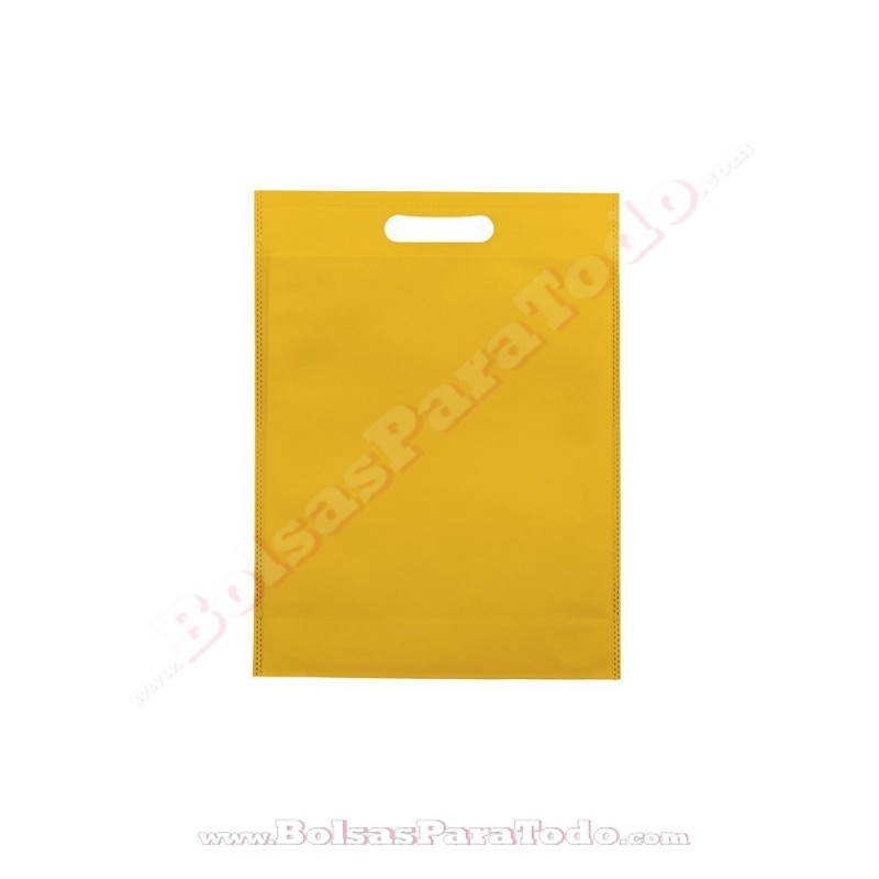 Bolsas TST Amarillo 20x30+10 cm Asa Troquelada