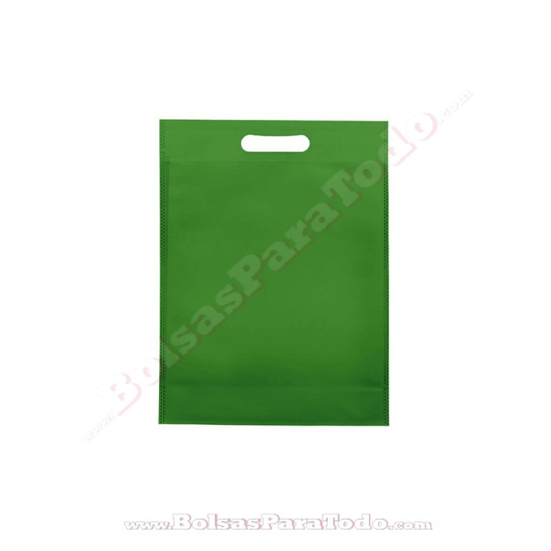 Bolsas TST Verde 20x30+10 cm Asa Troquelada
