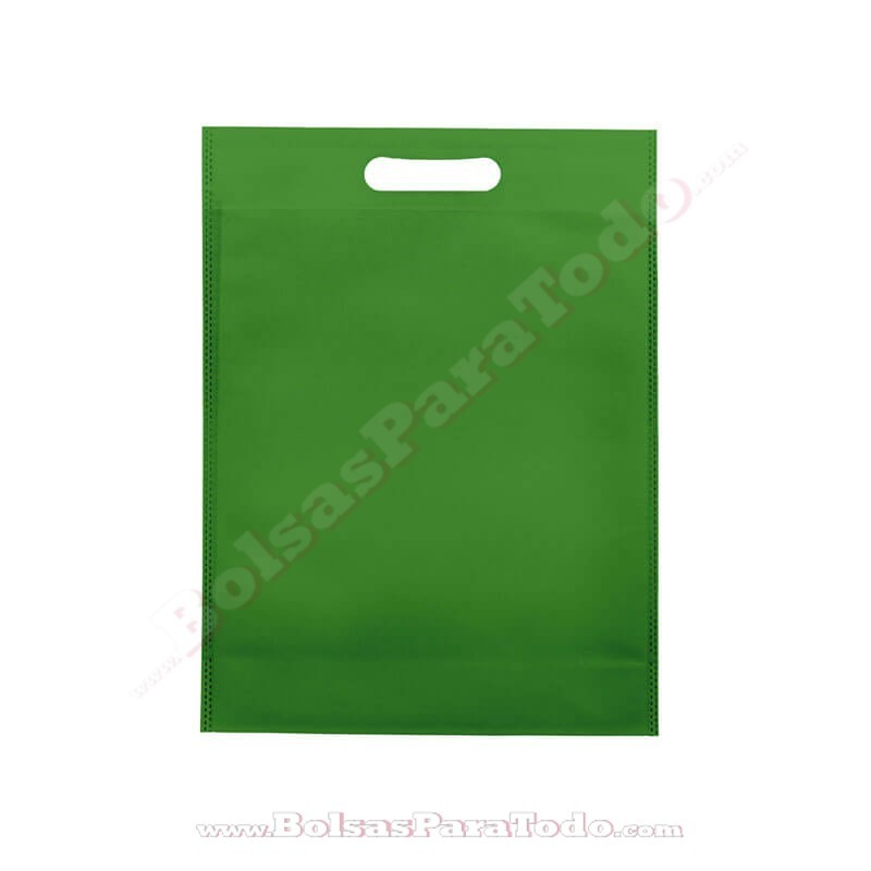 Bolsas TST Verde 30x40+10 cm Asa Troquelada
