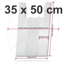 Bolsas Camiseta 35x50 cm...