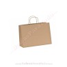 Bolsas Kraft Natural 28x10x22 cm Asa Rizada