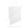 Bolsas Papel Blanco 35x14x44 cm Asa Rizada