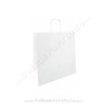 Bolsas Papel Blanco 28x11x32 cm Asa Rizada