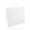Bolsas Papel Blanco 42x16x49 cm Asa Rizada