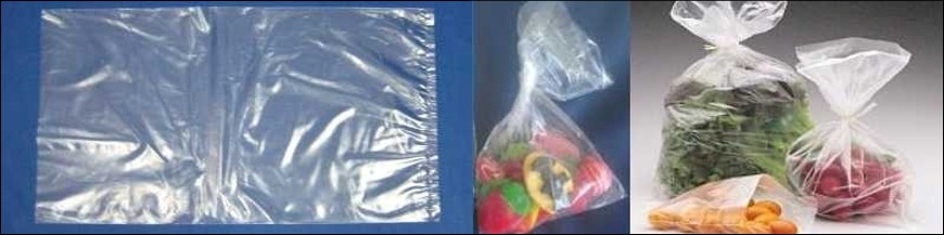 Bolsas de Polietileno sin Cierre Transparentes