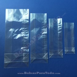 1000 Bolsas PPC+PET 8,5+5x14,5 cm c/ Autocierre y Base